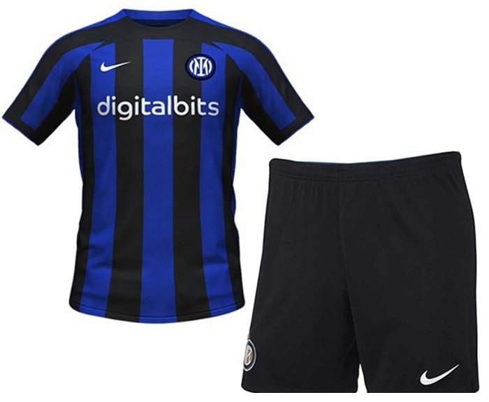 Kit infantil I Inter de Milão 2022 2023 Home